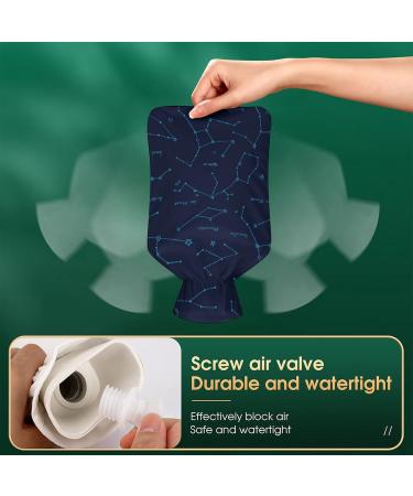 Buy Constellation Hot Water Bottle with Plush Cover - Ideal Hand Warmer for Adults & Children (26.5x15.3cm) - International Shipping Available - Buy Online on GoSupps.com