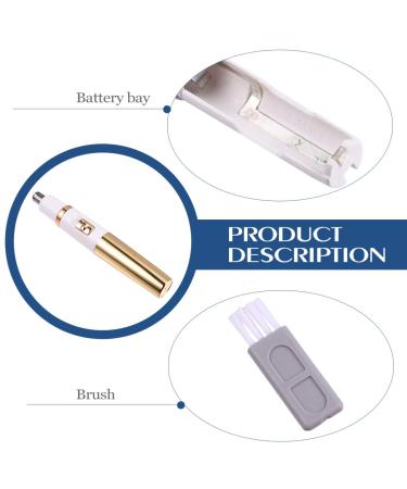 Buy Healifty 1pc Nose Hair Trimmer & Ear Hair Remover - Electric Eyebrow Trimmer & Beard Clippers - Fast International Shipping - Buy Online on GoSupps.com