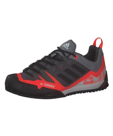 adidas Unisex Terrex Swift Solo Approach Sneakers 44 EU Grey Five Core Black Solar Red