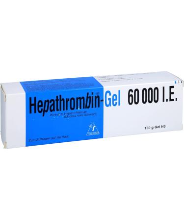 Hepathrombin 60 000 Gel 150g - Fast Relief for Varicose Veins & Hemorrhoids | Buy Online Worldwide - Buy Online on GoSupps.com