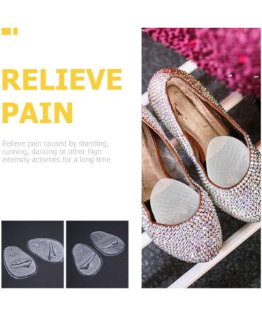 FOMIYES High Heel Pads - Reusable Metatarsal Cushions for Men & Women | Soft Insole Inserts for Neuroma & Foot Comfort | 3 Pairs - Buy Online on GoSupps.com