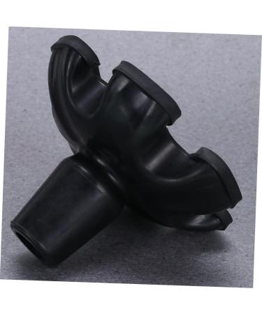 NOLITOY Crutch End Mats & Walking Stick Ferrule - Durable Rubber Accessories for Crutches & Walkers - Replacement Foot Pads for Walking Cane - Heavy Duty Black (11.50x11.50x7.50CM) - International Shipping Available - Buy Online on GoSupps.com