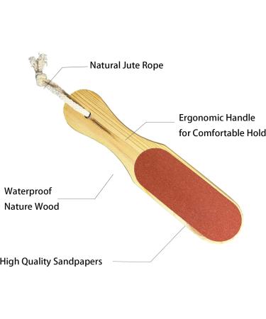 MAKEVAYEE Wood Pumice Stone - Professional Callus Remover & Foot Scrubber - Buy Online on GoSupps.com