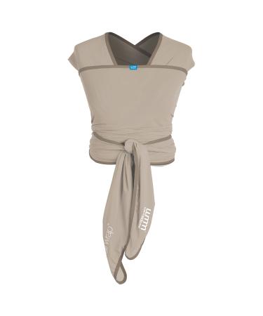 We Made Me Flow Super Stretchy Cool & Comfortable Baby Carrier for Infants from 3.6-15.9 kg Pebble