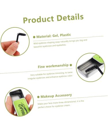 POPETPOP 3 Sets Natural Mascara Soap Brows Kit Natural Portable Eyebrow Gel Cosmetic Woman Styling Cream - Buy Online on GoSupps.com