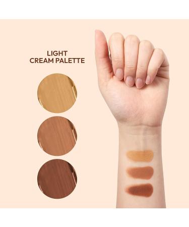 Ruby Kisses 3-in-1 Contour Palette for Oily and Dry Skin - Light - Buy Online on GoSupps.com