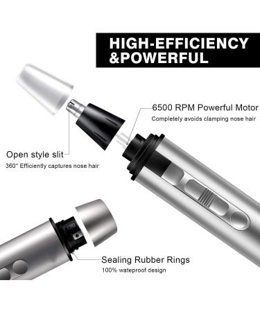 4 in 1 Multifunctional Trimmer - USB Rechargeable Ear Nose & Eyebrow Hair Trimmer | Perfect for Home Travel & Work Commuting - Buy Online on GoSupps.com