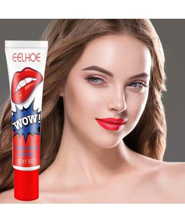 Peel Off Lip Stain Peel Off Tattoo Lip Matte Lipstick Waterproof Lip Gloss Long Lasting Non-Stick Cup (No Activator) - Buy Online on GoSupps.com