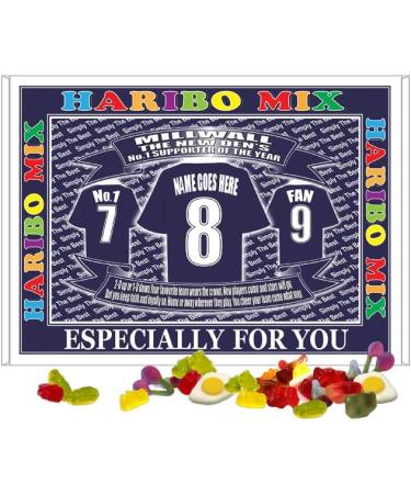 Millwall Football Shirt Personalised Gift Boxed Sweets Variety - Buy Online on GoSupps.com