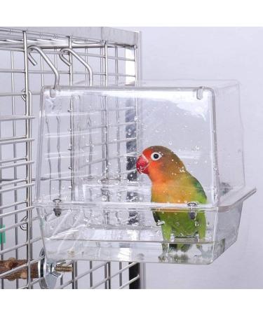 KINTOR Bird Bath - No-Leakage Design 5.9x6.3x6.3inch - Ideal for Most Birdcages - Buy Online on GoSupps.com
