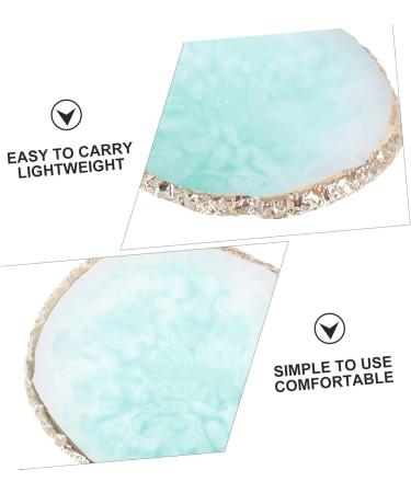  FOMIYES FOMIYES 1 Piece Nail Art Puck Nail Art Paint Kit Manicure Mixing Mix Nail Art Plate Nail Polish Nail Art Mixing Tray DIY Coloring Plate Nail Art Paint Plate Color Mix Green Resin - Buy Online on GoSupps.com