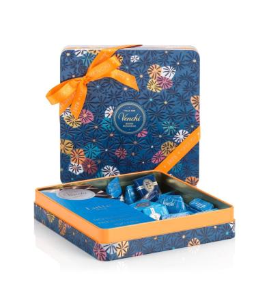 Venchi - Murrine Collection - Maxi blue box with tasting, range NO added sugars, 550g - NO artificial sweetener - Gluten free - Gift idea