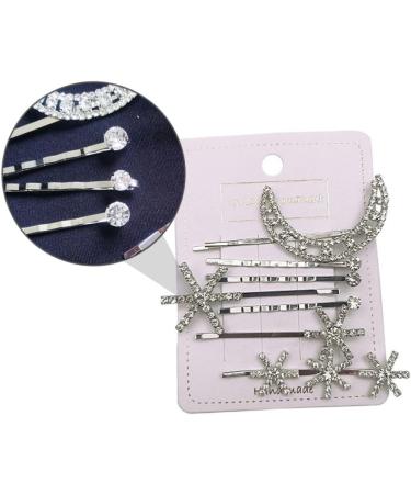 Gogogmee Clip Hair Accessories for Hair Decorations Bling Hair Pearl Hair Accessories Barrettes for Women Jeweled Barrettes Flower Decor Rhinestone Bobby Pins Fashion Hair Pin - Buy Online on GoSupps.com