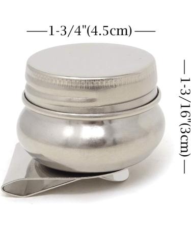 Honbay Stainless Steel Large Mouth Single Dipper Palette Cup - Durable Art Supply - Buy Online on GoSupps.com
