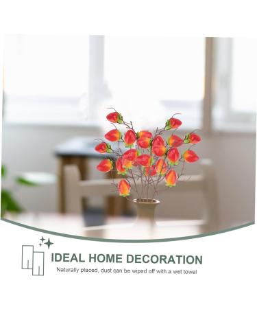 ABOOFAN 2pcs Strawberry Cuttings Bed Room Decor Decoration for Bedroom Artificial Fruit Decoration Holiday Function Decoration Home Decor Plant Decor Simulation Strawberry Picks Household - Buy Online on GoSupps.com