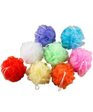 16pcs Natural Sponge Pouf Bath Sponge Weighing Scales Grams Bath Ball for Kids Loofah Sponge Back Scrubber Body Cleaner Sponge Shower Ball Sea Mesh Bath Toiletries