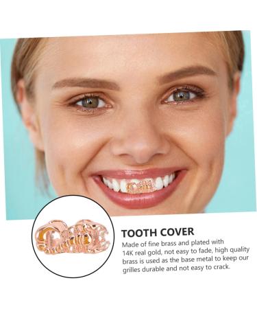 VALICLUD 2 Pcs Scorpion Single Braces Adults Teeth Gold-Plated Copper Detachable Man - Buy Online on GoSupps.com