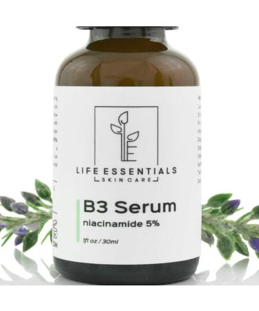 Niacinamide 5% Vitamin B3 Serum- 1 Fl. Oz.- Anti-Aging Face Cream That Tightens Pores  Reduces Acne Scars and Wrinkles  Boosts Collagen & Repairs Skin - Niacinamide Serum For Face