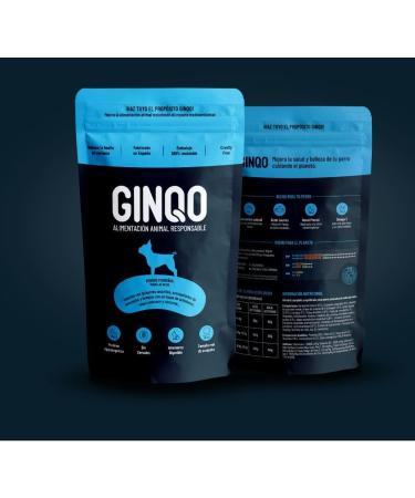 Ginqo - Natural Food for Small Dogs Based on Insect Protein - 500g Pack - Hypoallergenic Grain Free Gluten Free Highly Digestive Containing 29% Protein. - Buy Online on GoSupps.com