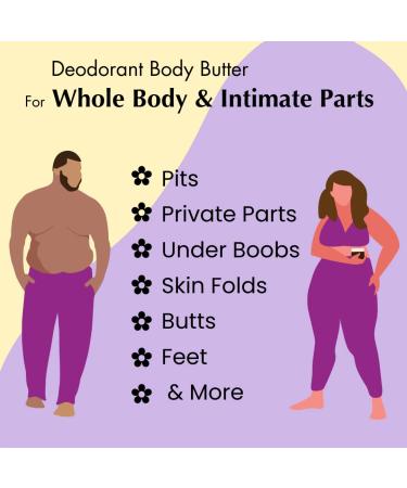 MONA BRANDS All Natural Deodorant Body Butter for Whole Body & Intimate Parts | Deodorant Cream for Women Men and Teens | Aluminum Free | Lavender & Lemon 2 oz Lavender & Lemon 2 Ounce (Pack of 1) - Buy Online on GoSupps.com