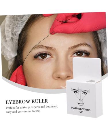 Angoily 2pcs Ink Eyebrow Stencil with Handle Eyebrow Makeup Accessory Wire Ruler Make up Cosmetic - Buy Online on GoSupps.com