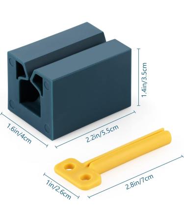 Set of 4 Waenerec Rolling Toothpaste Squeezer - Bathroom Organizer and Tube Squeezer Tool for Toothpaste, Lotion, and Ointment - Buy Online on GoSupps.com