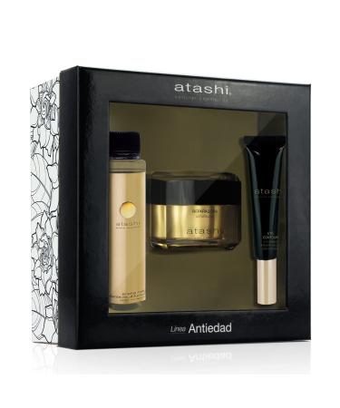 Atashi Cellular Cosmetics Atashi | Daily Anti-Aging Ritual Chest | Repair Cream + Eye Contour + Magic Body Oil | 50Ml + 15Ml + 60Ml - 125 ml