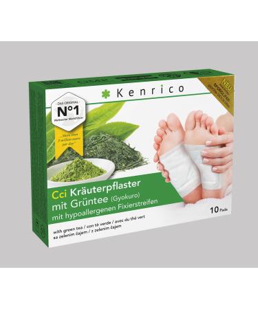 Kenrico CCI Herbal Pavement with Green Tea (Gyokuro) - 100% Vegan Detox Foot Pads for Body Detoxification & Cleanse - Buy Online on GoSupps.com