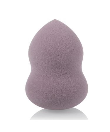Makeup Sponge 1Pc Cosmetic Puff Powder Puff Smooth Women's Makeup Foundation Sponge Beauty To Make Up Tools & Accessories Water-drop Shape Makeup Sponge Holder(Gourd Purple)