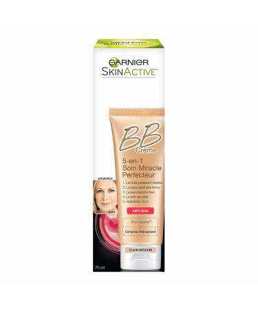 Garnier SkinActive BB Cream 5-in-1 Anti-Aging LightMedium 2.5 fl oz â€“ Perfect Skin Solution - Buy Online on GoSupps.com