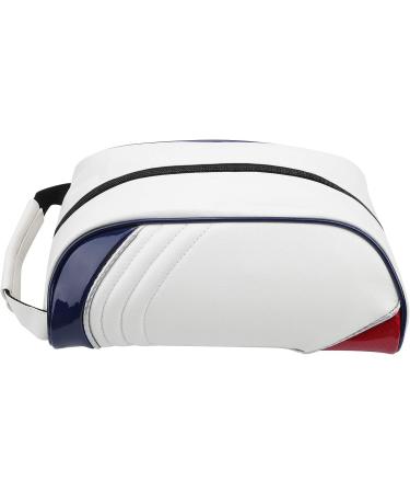 RiToEasysports PU Leather Golfball Shoe Bag - Waterproof Zippered Sports Shoe Carrier - Buy Online on GoSupps.com