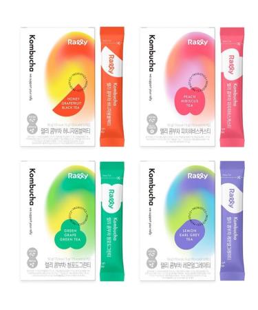 ZEESOON Sugar-Free Kombucha Powder - Instant Fermented Prebiotics & Probiotics from Korea | 17 kcal Lemon Earl Grey Tea - 10 Sticks - Buy Online on GoSupps.com