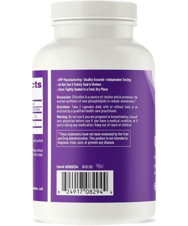 Citicoline 250mg (60 VeggieCapsules) Brand: A.O.R Advanced Orthomolecular Research - Buy Online on GoSupps.com