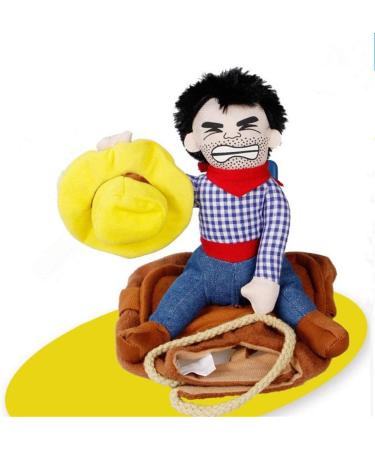 Delifur Cowboy Rider Style Dog Costume - Large | Pet Suit Costume for Dogs - Buy Online on GoSupps.com