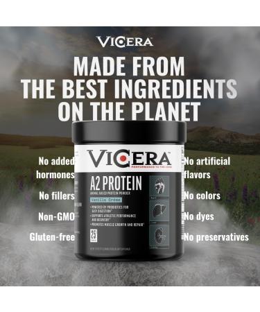 A2 Protein Powder Vanilla Creme 25 G Protein per Serving Organic A2/A2 Whey Casein Blend with Probiotics and Celtic Sea Salt Gluten Free Workout Supplement Non GMO 20 Servings 27.4 Oz Vanilla 1.71 Pound (Pack of 1) - Buy Online on GoSupps.com