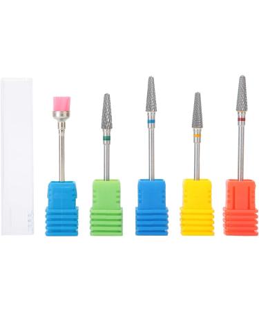 Nail Drill Bit Nail Grinding Head Ideal Tool Nail Polish Full Function Nail Art Drill Bits for Home Beauty Salon for Nail Polishing Manicure Tools - Buy Online on GoSupps.com
