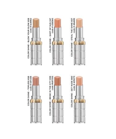 L'Or al Paris Color Riche Shine 659 Blow Your Glow - Nourishing Lipstick for Intensive Color & Natural Shine | International Shipping Available - Buy Online on GoSupps.com