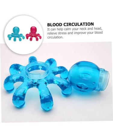 Fomiyes 4-Piece Massage Device Set | Gold-Shell Scalp Brush & Travel Accessories | Hair & Head Gripper Tools for Kids & Adults - Buy Online on GoSupps.com