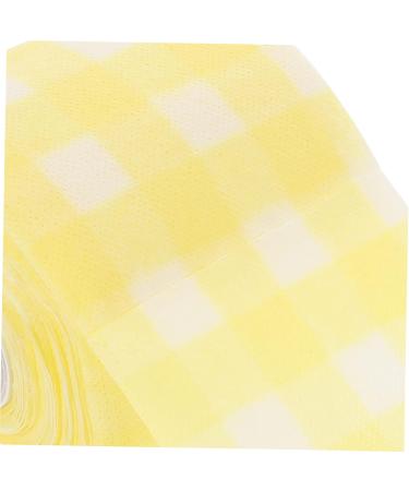 Housoutil 1 Roll Beauty Salon U-shaped Pillow Manicure Nail Wipes Nail Art Cleaner Tool Makeup Removal Wipes Cotton Nail Polish Wipes Nail Clean Wipe Cleaning Supplies Lash Tool Pure Cotton 13x13x11cm Yellow - Buy Online on GoSupps.com