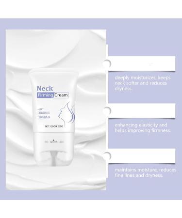  homomdy Firming neck cream firming and lifting neck cream with double roller massage reduces wrinkles fine lines and double chin firms sagging skin lifting moisturizing - Buy Online on GoSupps.com