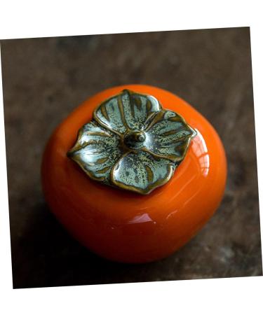 Alipis Persimmon Ceramic Jar Candy Jar Kitchen Canisters Tea Containers Ceramic Can With Cover Bottle 1 - Buy Online on GoSupps.com