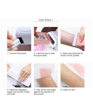 Roll-On Wax Warmer - Electric Hair Removal Wax Heater 40W Portable Wax Device with Empty Wax Cartridges - Buy Online on GoSupps.com