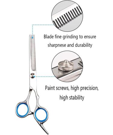 Hairdressing Scissors Light and Sharp Stainless Steel Hairdressing Sparse Scissors Suitable for Salon Barber Shop or Home use(Unisex) - Buy Online on GoSupps.com