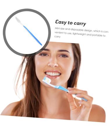 Okumeyr 50-Pack Disposable Travel Toothbrushes - Soft Bristle Wear-Resistant Perfect for Daily Use & Travel Kits - Buy Online on GoSupps.com