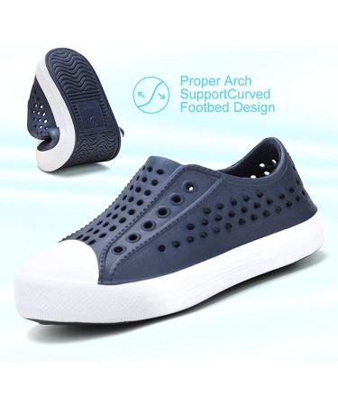 Okilol Toddler Slip On Sandals - Navy - Size 6 - Quick Dry Summer Beach Water Shoes - Buy Online on GoSupps.com