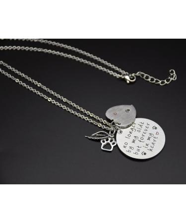 O.RIYA Loss of Pet Necklace - Hand Stamped Dog Cat Memorial Jewelry - Pet Memorial Necklace in White - Buy Online on GoSupps.com