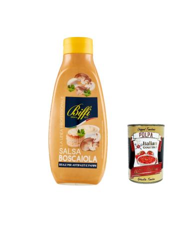 Italian Gourmet E.R. Set of 3 Biffi salsa bosciola sauces - Ideal for appetizers and sandwiches - 800g - Gourmet Italian Polpa 400g