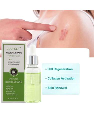 GOOPGEN Scar Repair Serum 30ml - For Acne, Stretch Marks, and Surgical Scars - Buy Online on GoSupps.com