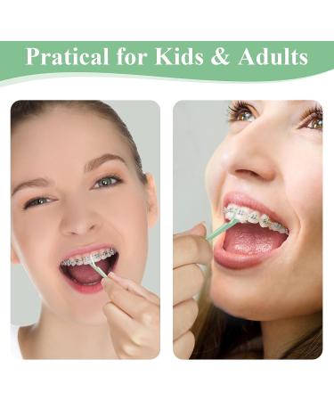 Orthodontic Flossers for Braces - 150 Count with Dispenser | Dental Floss Picks for Kids & Adults - 50 Count Bag (Pack of 3) - Buy Online on GoSupps.com