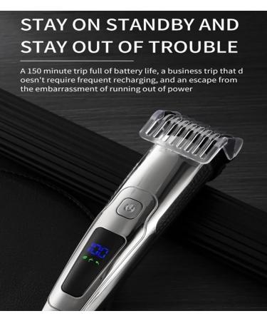 Hair Clippers for Men - V-072 Electric Shaver with LED Display | Lightweight & Fine-Tuning Clippers for Perfect Grooming - Buy Online on GoSupps.com